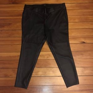 Black Pleather Pants